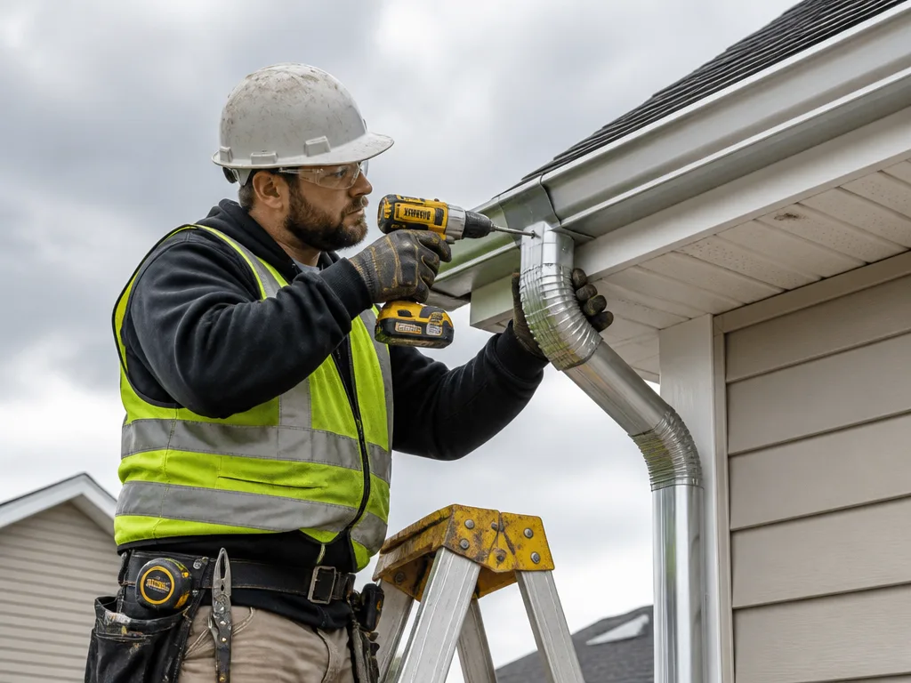 Downspout Installation