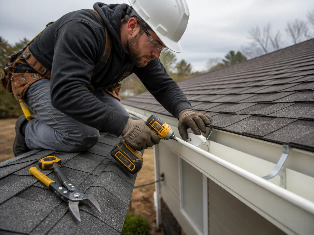 Vinyl Gutter Installation